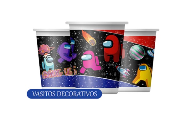 vasitos decorativos de among us