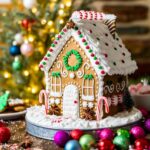 Gingerbread House Coloring Page