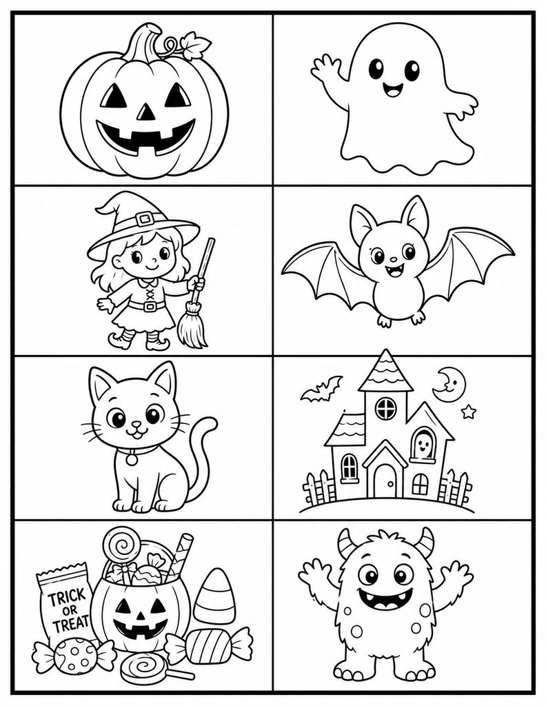 Free Printable Halloween Coloring Pages