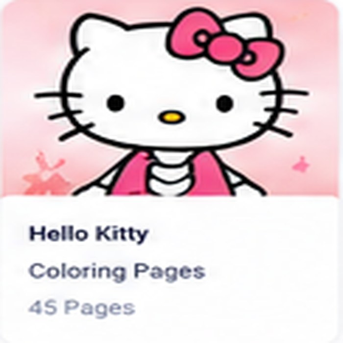 Hello Kitty Coloring Pages Homepage Thumbnail